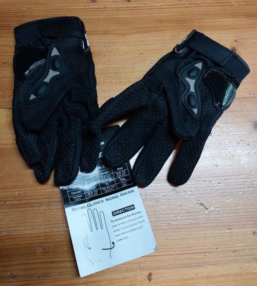 PRO-BIKER Motorcycle Full Finger Gloves Outdoor Cycling Locomotive Anti-Fall Gloves, Size: XL(Black)