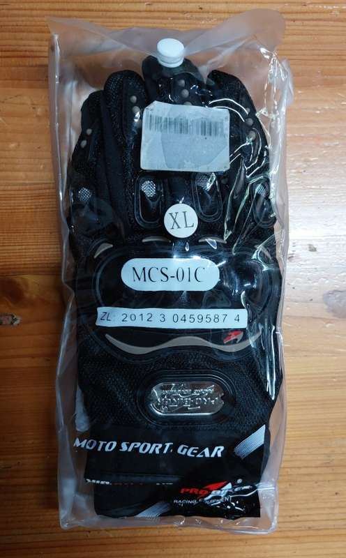 PRO-BIKER Motorcycle Full Finger Gloves Outdoor Cycling Locomotive Anti-Fall Gloves, Size: XL(Black)