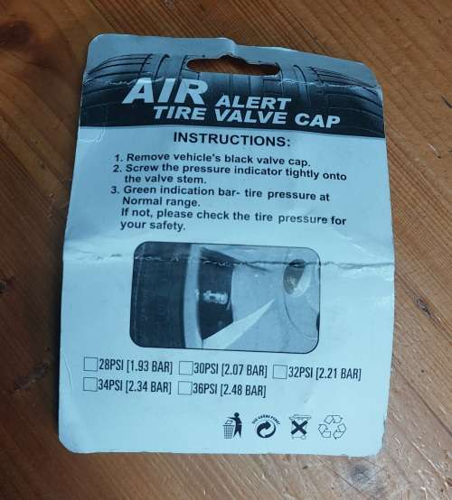Air Alert Tire Valve Cap