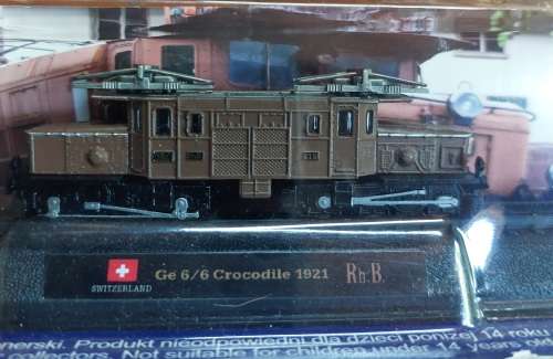 N Scale Model of a Swiss , Ge 6/6 Crocodile 1921