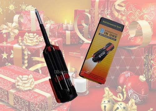!!! CRAZY R1 AUCTIONS!!! - 8 in 1 Multi-Screwdriver Torch