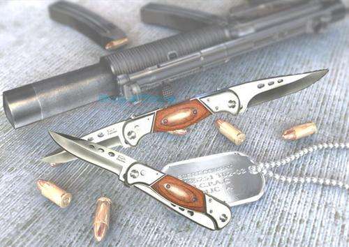 Twin Blade Army Pocket Knife