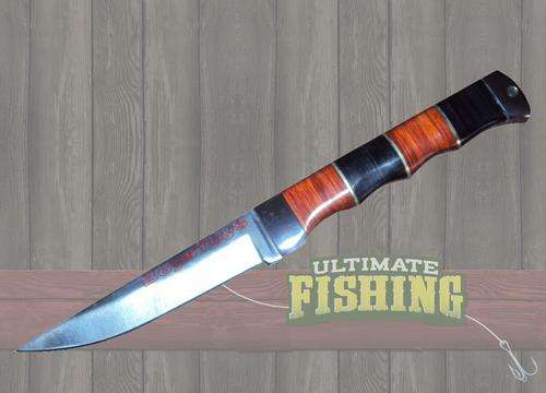 EXPLORER FULL TANG FISHING KNIFE with WOOD HANDLE