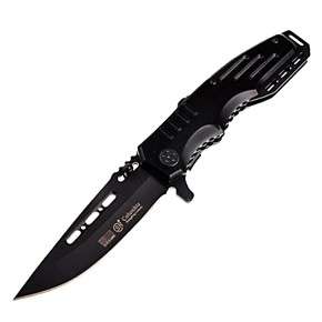 SR B428 Black Dark Ops Flick Knife