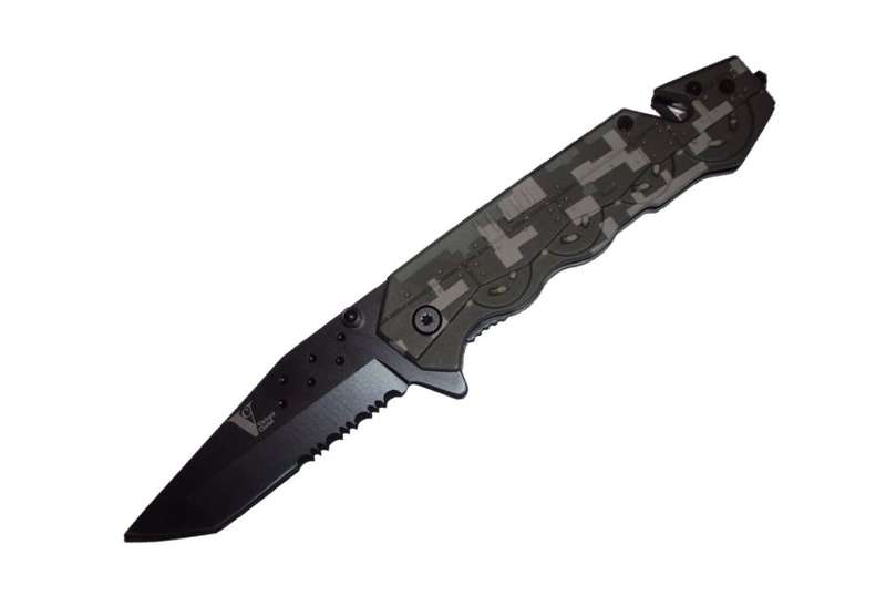 Military Camo Special Ops Knife - Ideal for Bow Hunters