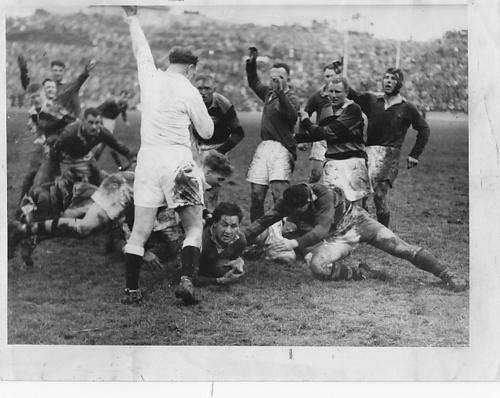 Original action photo Springboks tour of New Zealand 1956