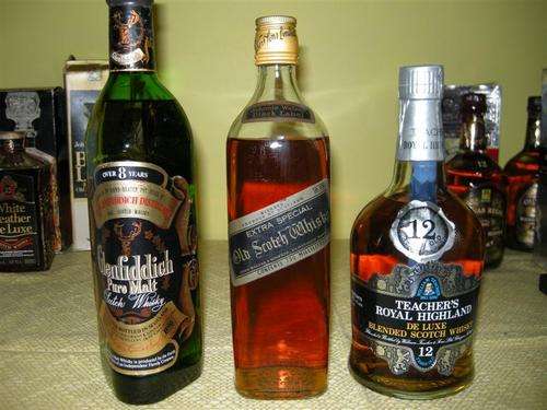 Three Old Scotch Whisky's