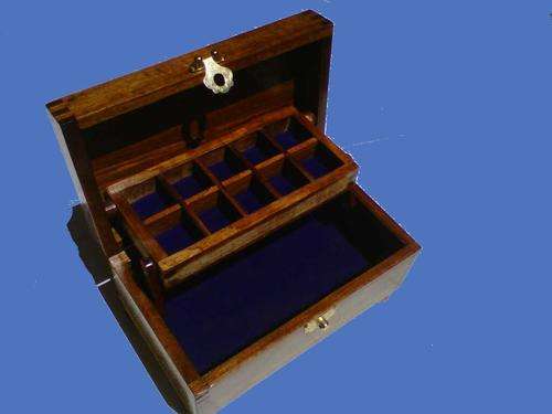 Kiaat wood Jewellery box