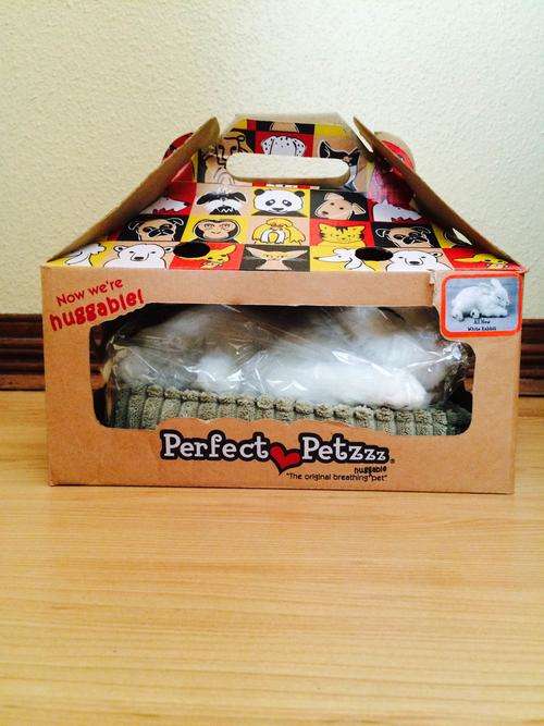 PERFECT PETZZZ The Original Breathing Pet ****WHITE RABBIT