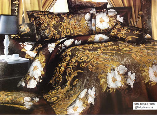 PRICE INCLUDES SHIPPING -  8 Piece Floral Comforter Set Queen or Double