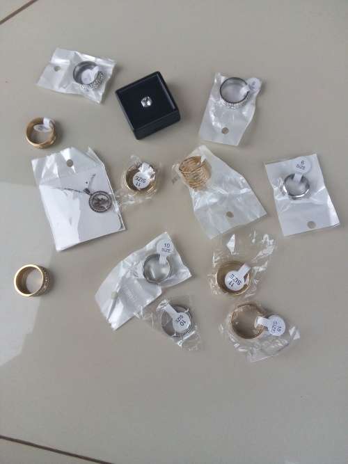 BLACK FRIDAY WEEKEND SPECIAL, LOT OF TITANIUM RINGS IN BULK
