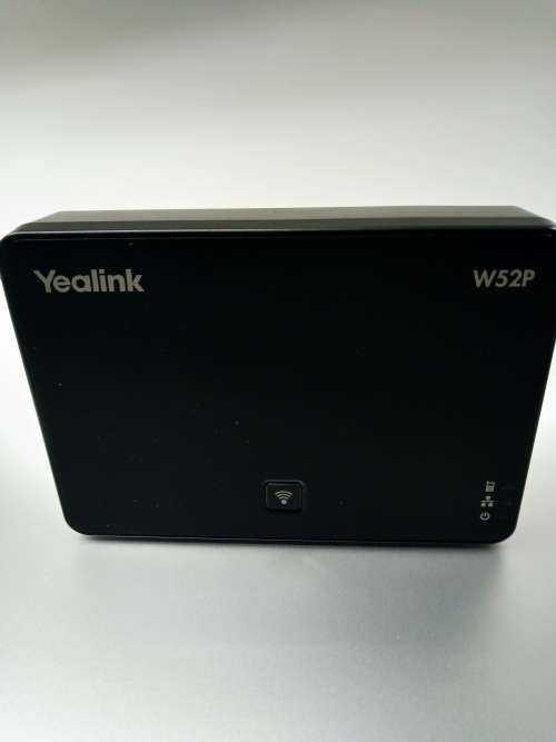 Cordless phone Yealink W52P IP DECT (Includes Base and two Handsets) used, please read description.