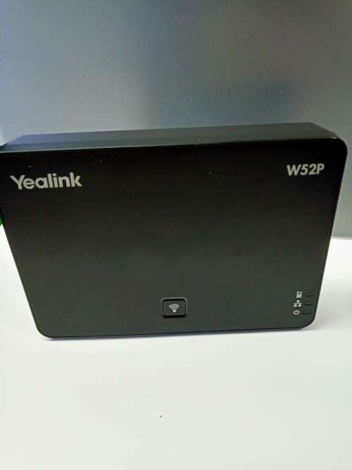 Cordless phone Yealink W52P IP DECT  (used, please read description)
