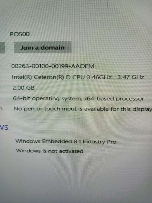 Gigabyte desktop computer intel celeron 3.46GHz (used) please read description