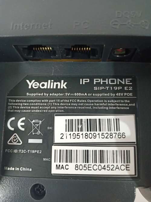 Yealink SIP-T19P E2 IP Phone (poe) unboxed