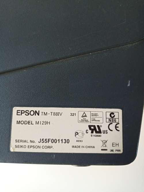 Printer Thermal EPSON TM-T88IV Refurbished.