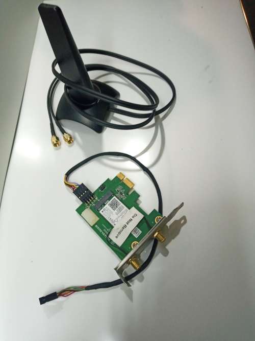 HP N4G85AT WLAN WiFi PCIe Card Wireless Adapter 801771-001 With Antenna (Refurbished)