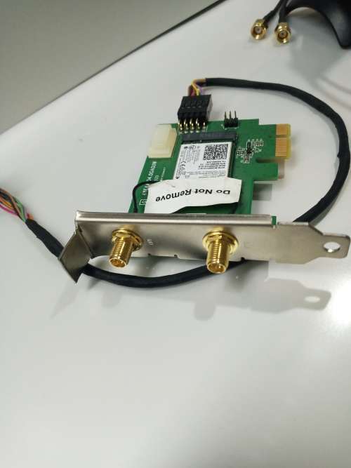 HP N4G85AT WLAN WiFi PCIe Card Wireless Adapter 801771-001 With Antenna (Refurbished)