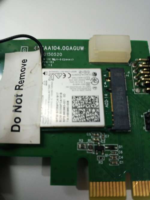 HP N4G85AT WLAN WiFi PCIe Card Wireless Adapter 801771-001 With Antenna (Refurbished)
