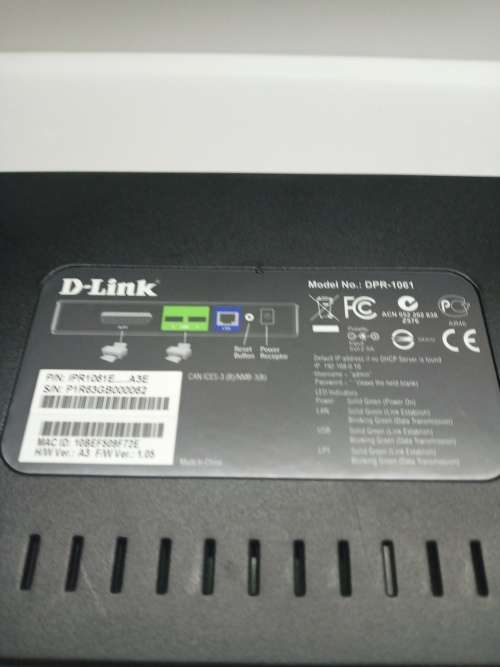 3-Port Printer Server DPR-1061