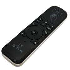 Rii i7 Wireless Air Mouse and Mini Keyboard Remote  Black and White