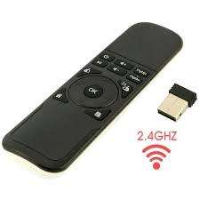 Rii i7 Wireless Air Mouse and Mini Keyboard Remote  Black and White