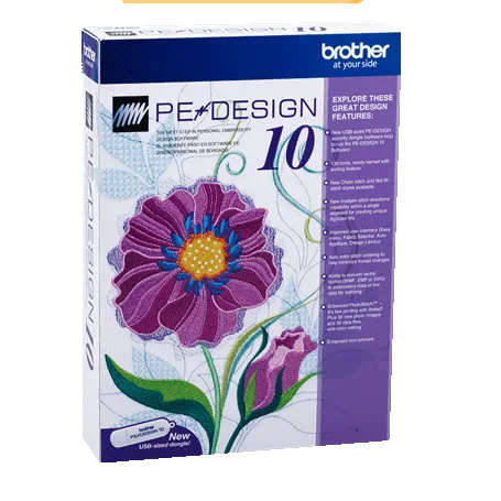 PE-DESIGN 10 Embroidery Design and Digitizing Software