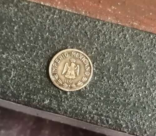 14K Gold 1865 Mexican Empire Maximilian coin