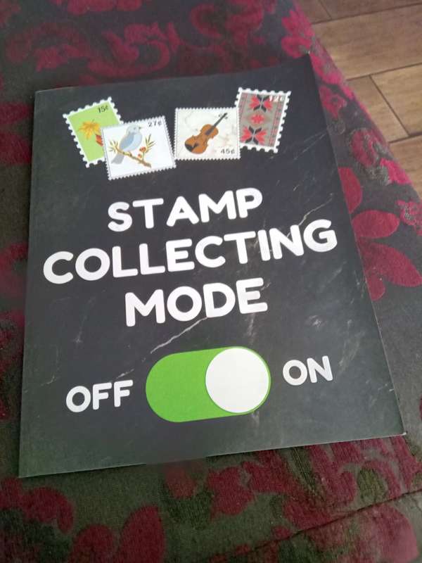 Stamp collection book and stamp catalogue second hand