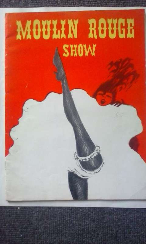 Moulin Rouge Show Brochure with Programme 1965