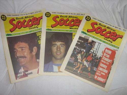 South Africa Soccer weekly magazines 1972/73