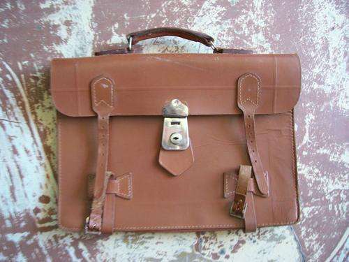 Genuine Leather Music Satchel