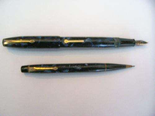 Conway Stewart Pen & Pencil set 1940's