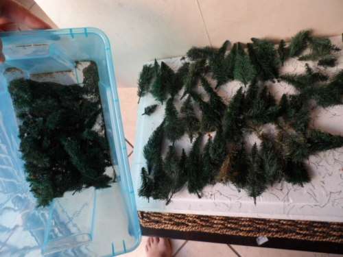 FOREST OF 120 ODD TREES FOR N SCALE