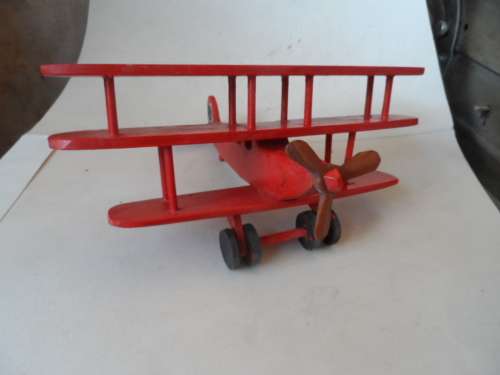 WOODEN TRIPLANE GERMAN MARKINGS