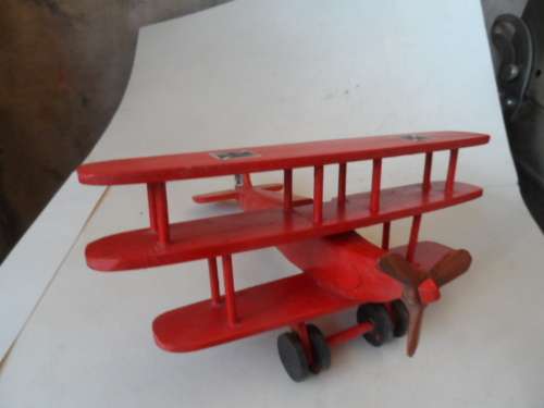 WOODEN TRIPLANE GERMAN MARKINGS