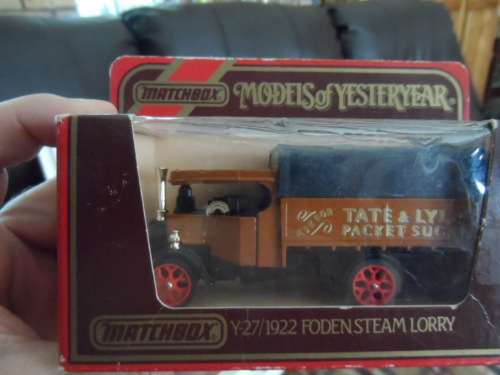 MATCHBOX Y27 1922 FODEN STEAM WAGON - TATE LYLE [M6]