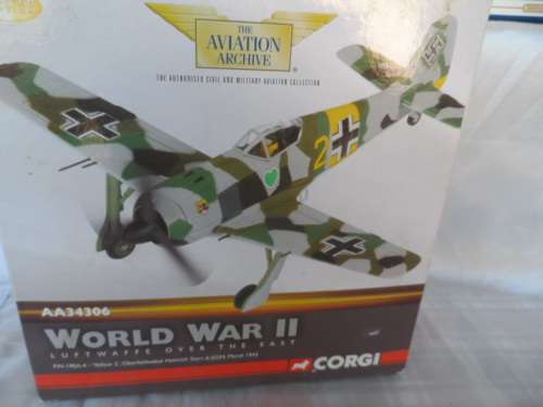 CORGI AVIATION ARCHIVE FOCKE WULF 109A, DIECAST 1/72 SCALE-