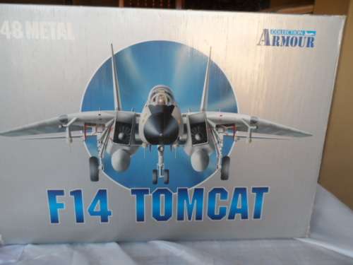 ARMOUR F14 TOMCAT, DIECAST 1/48 SCALE-