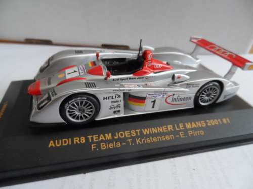 IXO 1/43 AUDI R8 TEAM JOEST WINNER LEMANS 2001[M10]
