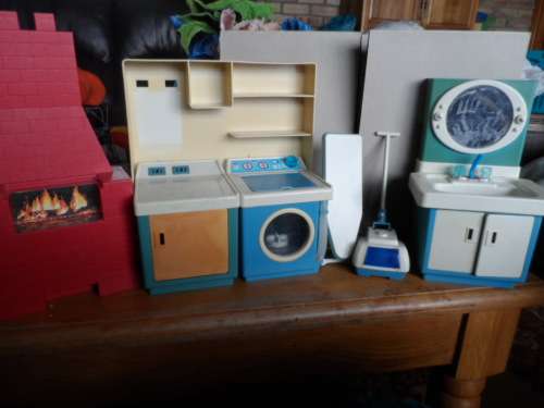 barbie scale laundry etc vintage
