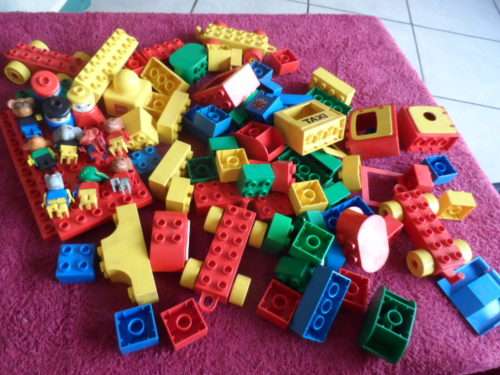 Large lot of duplo blocks and figures