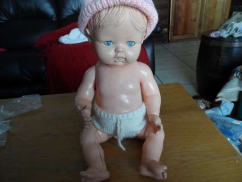 Vintage elvinco doll large