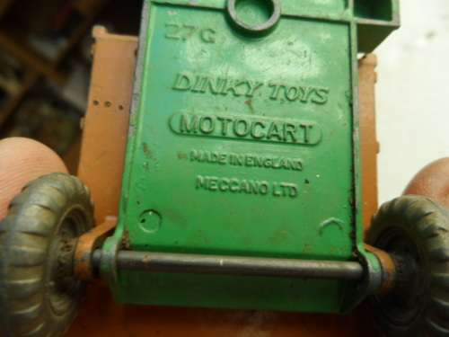 DINKY  27C VINTAGE ORIGINAL MOTOCART [M37]