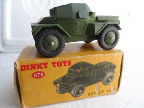 ORIGINAL MECCANO DINKY 673 SCOUT CAR [M45]
