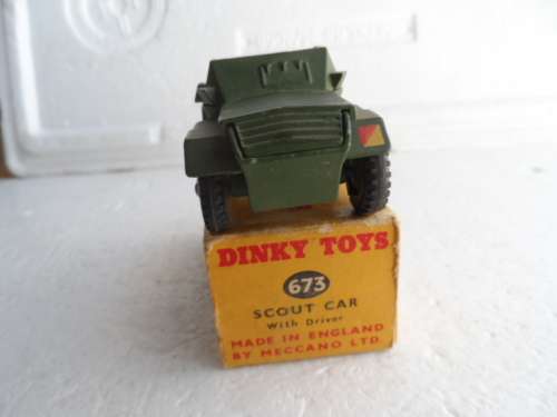 ORIGINAL MECCANO DINKY 673 SCOUT CAR [M45]