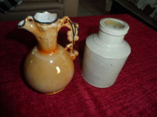 Two very old vases lovely condition