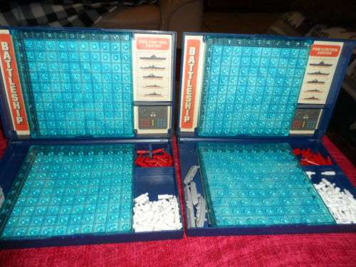 Very old Battleship game by Milton Bradley usa