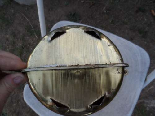 GERMAN RHEWUM RAILWAY LAMP - ROUND COMPARTMENT
