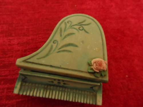 Beautiful stone piano trinket box